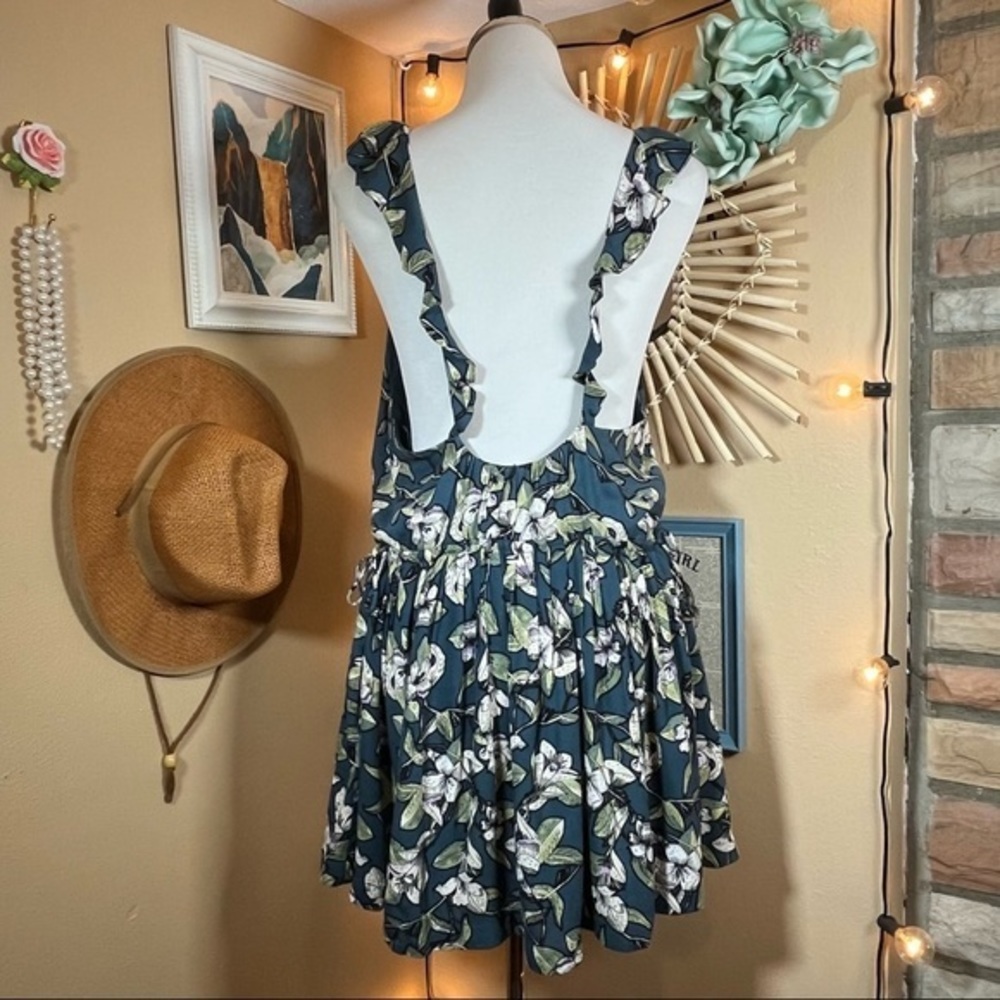 FREE PEOPLE Dear You Mini Dress in Blue Combo - Women’s Small - Picture 10 of 11